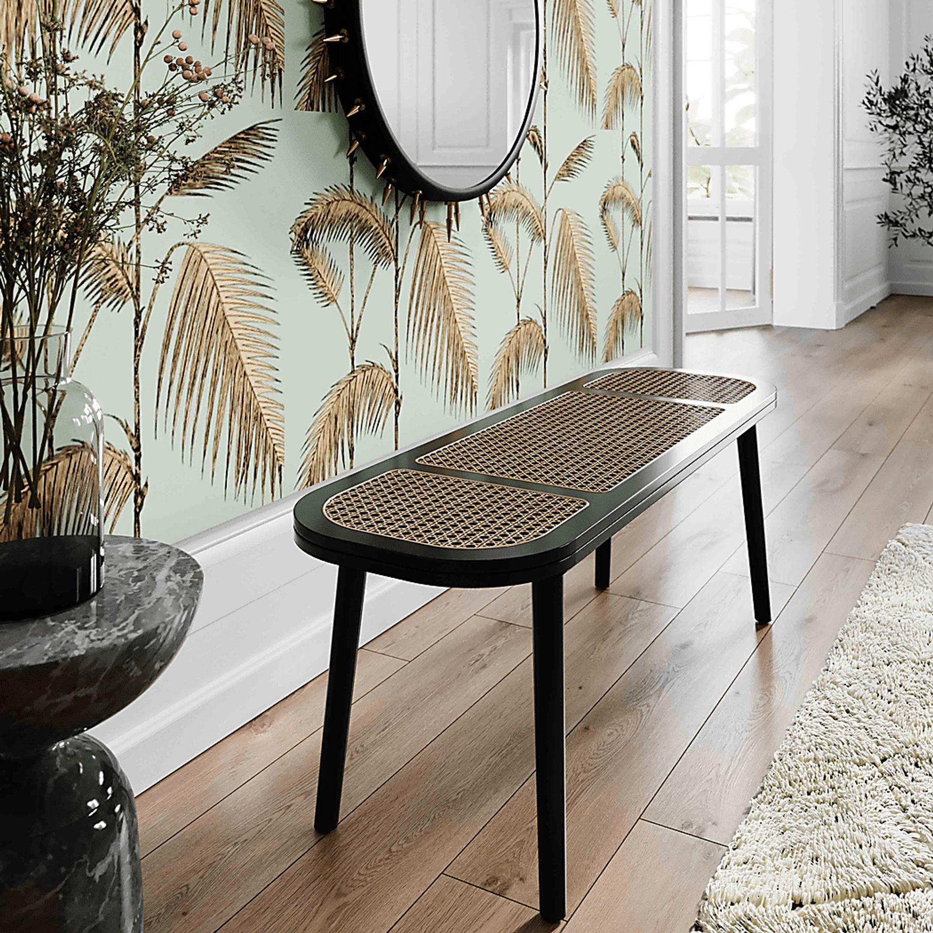 Lilyella Black Bench - Image 5