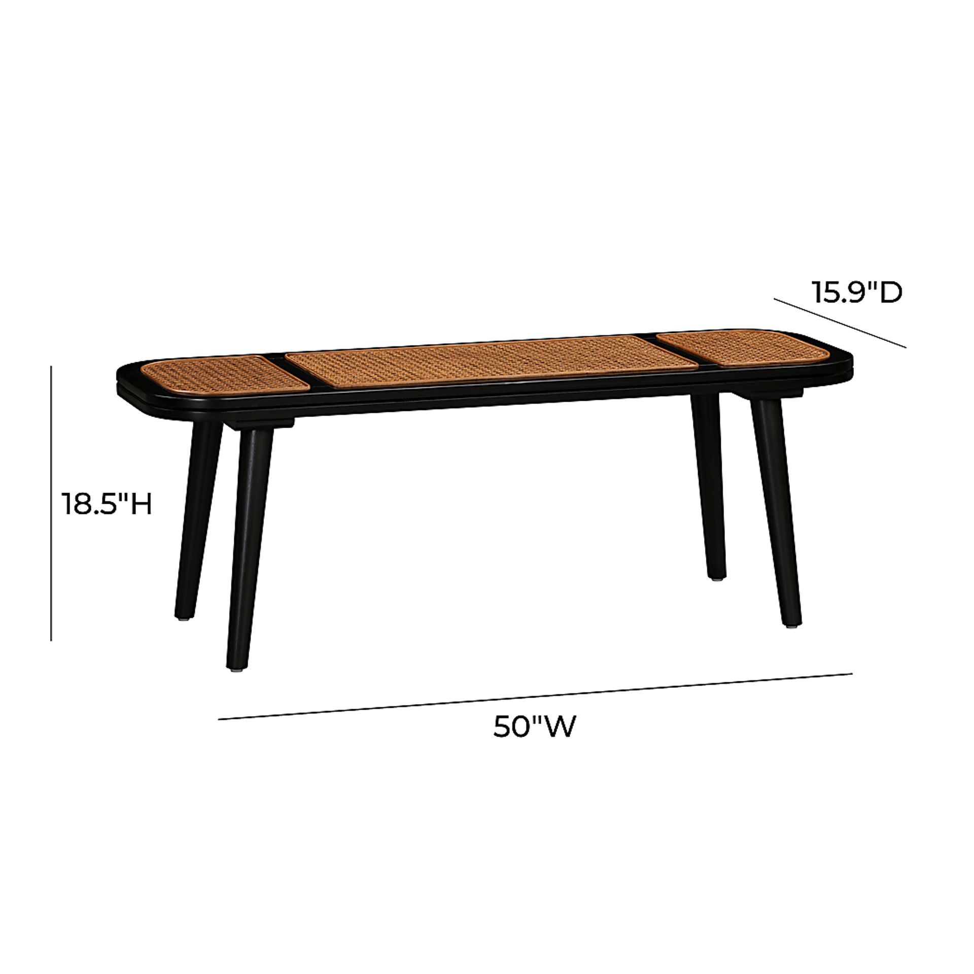 Lilyella Black Bench - Image 6