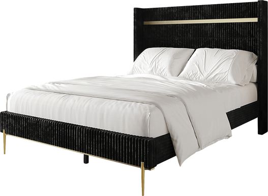 Lilypadway Black Queen Bed