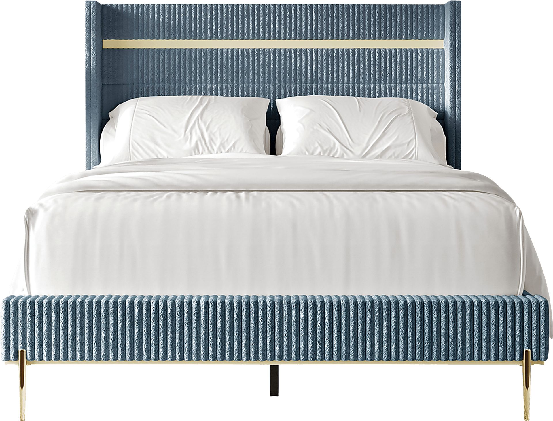 Lilypadway Blue King Bed - Image 7
