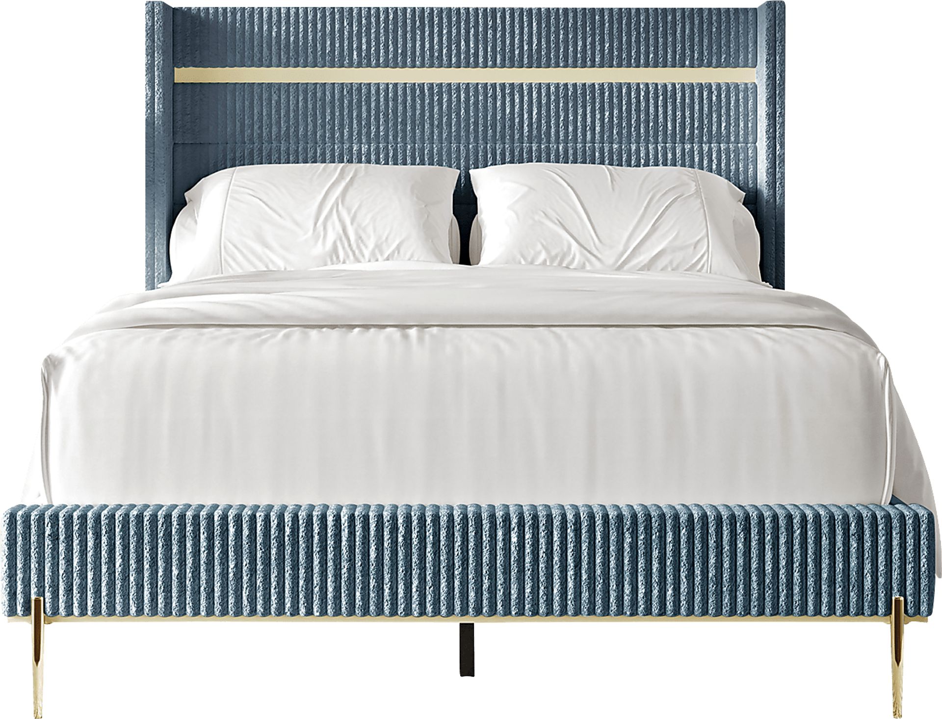 Lilypadway Blue Queen Bed - Image 7