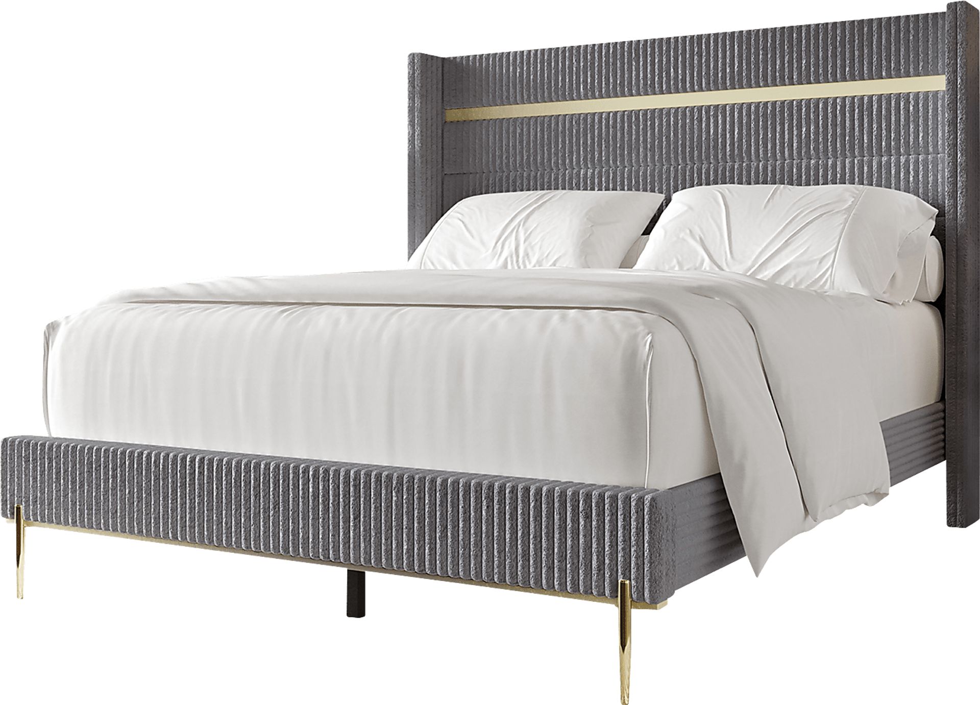 Lilypadway Gray Full Bed - Image 1