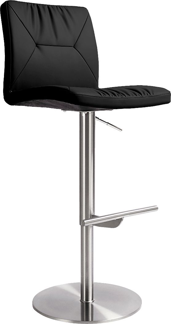 Limoneria Black Adjustable Barstool
