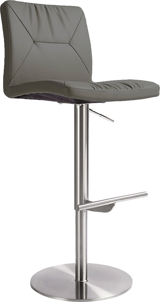 Limoneria Dark Gray Adjustable Barstool