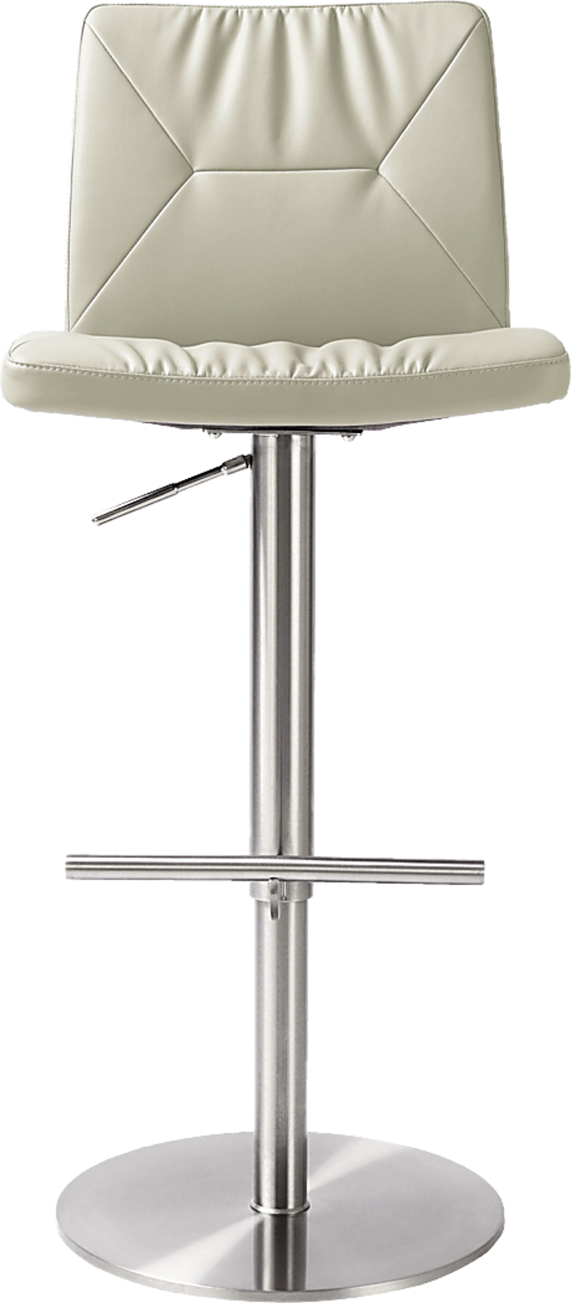 Limoneria Light Gray Adjustable Barstool - Image 3