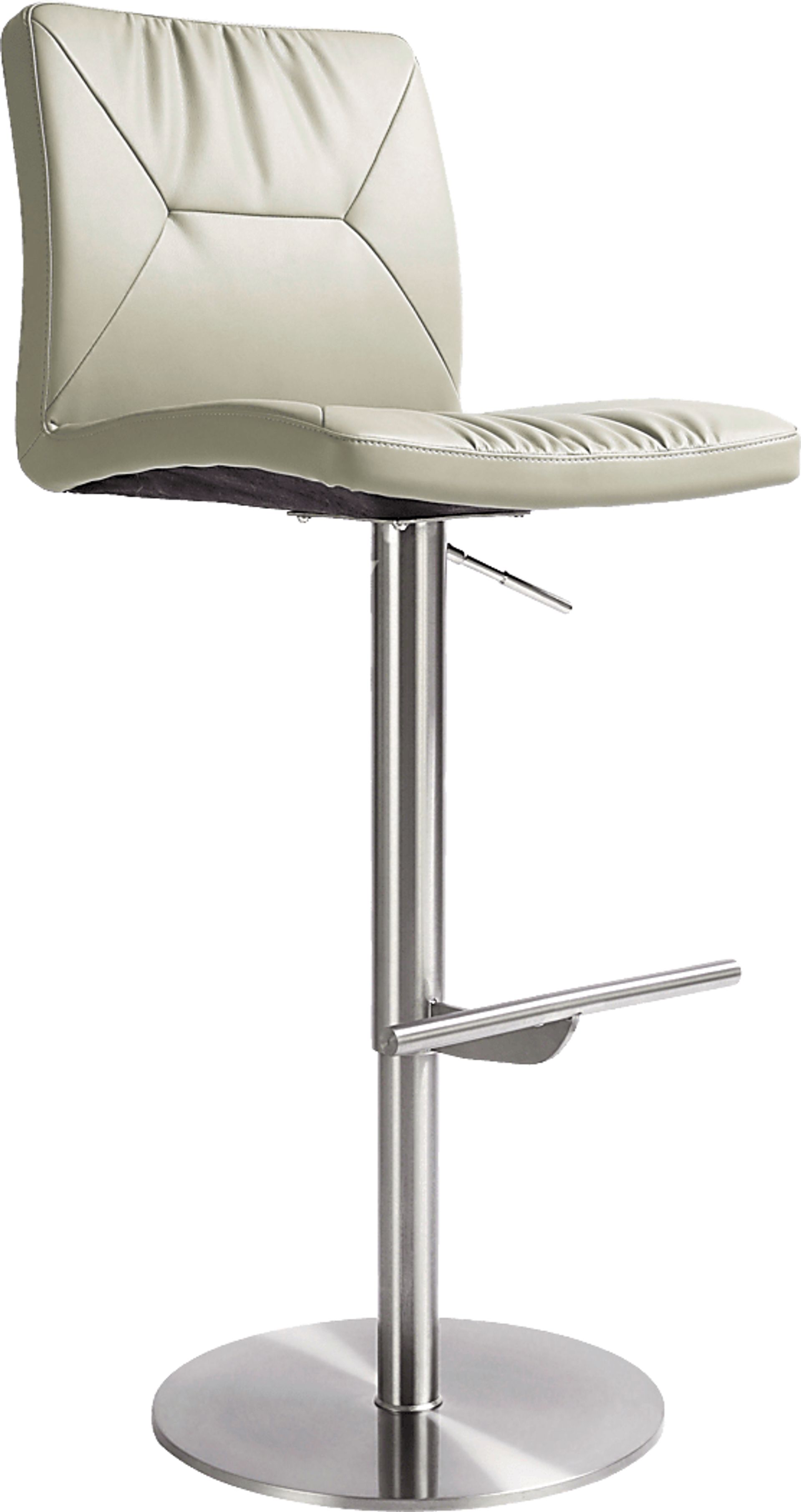 Limoneria Light Gray Adjustable Barstool - Image 1