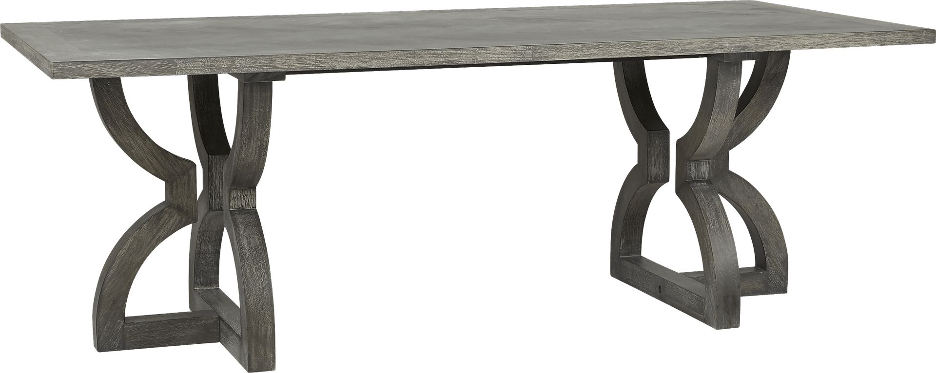 Lina Gray Rectangle Dining Table - Image 1