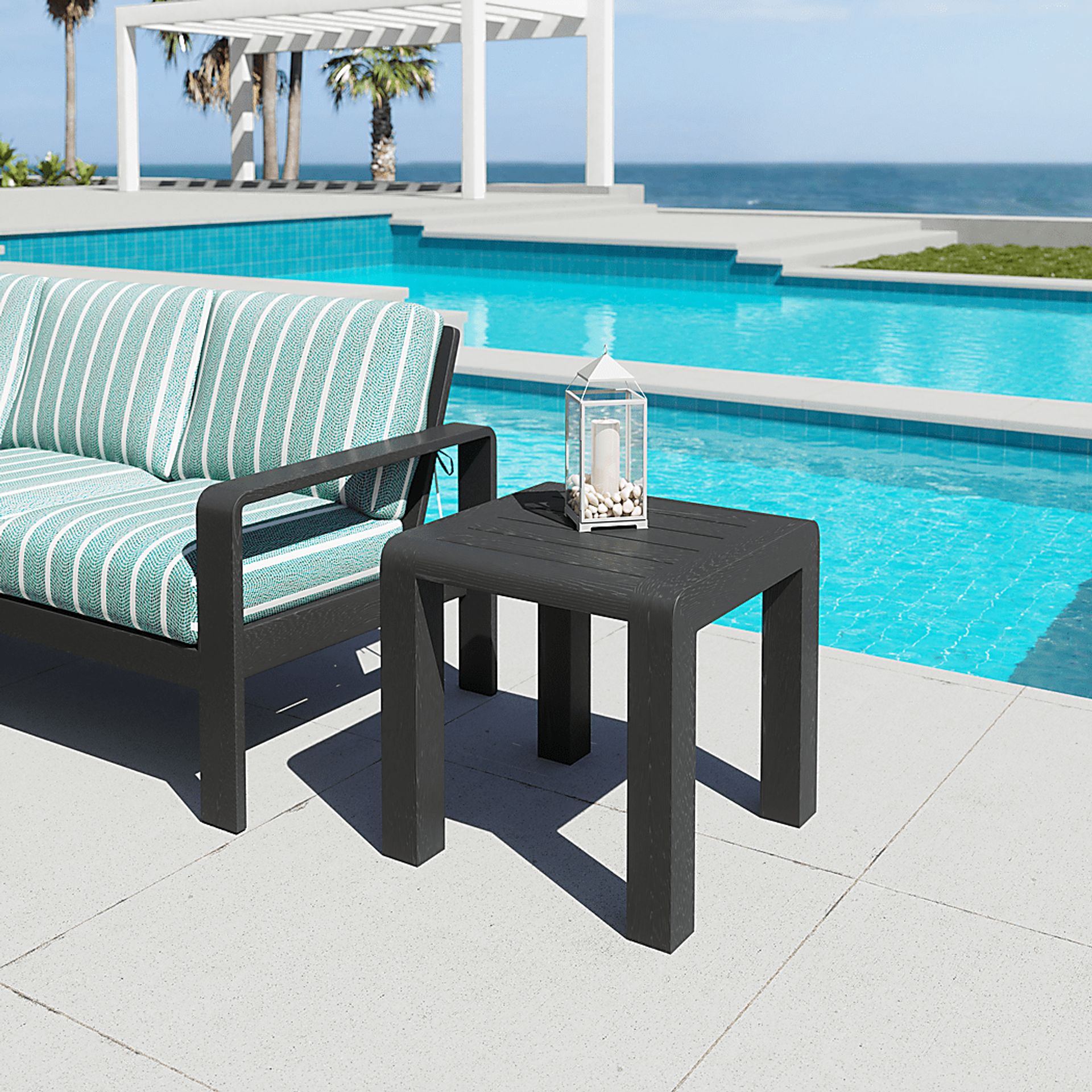 Linaria Black End Table - Image 2