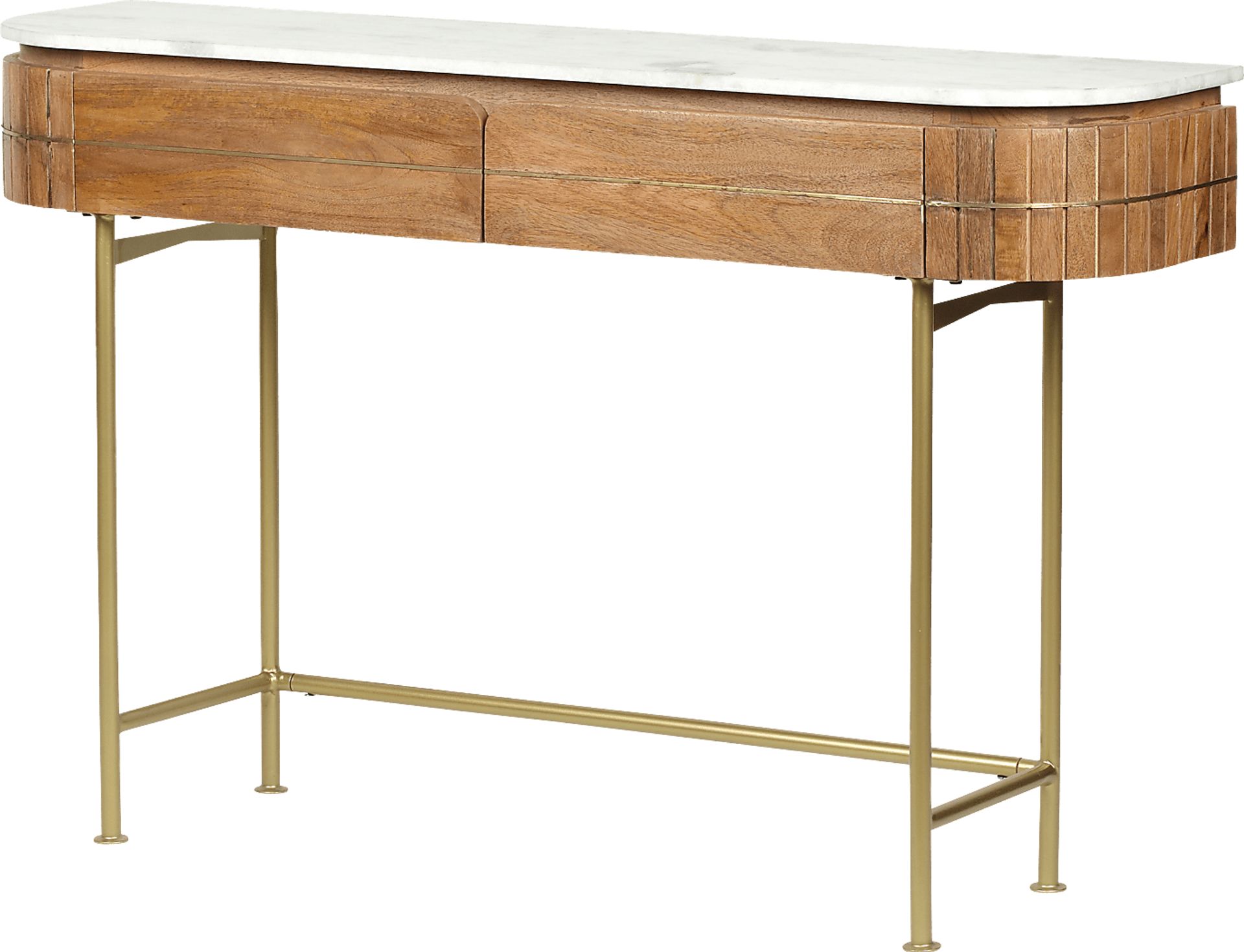 Linbard Brown Sofa Table - Image 3