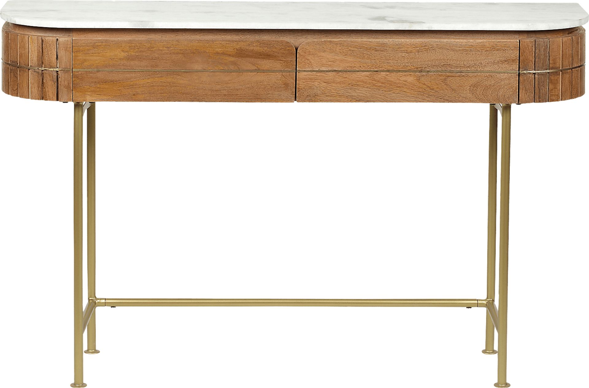 Linbard Brown Sofa Table - Image 4