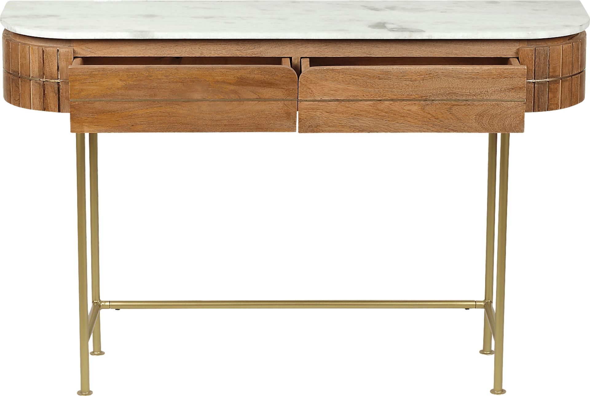 Linbard Brown Sofa Table - Image 5