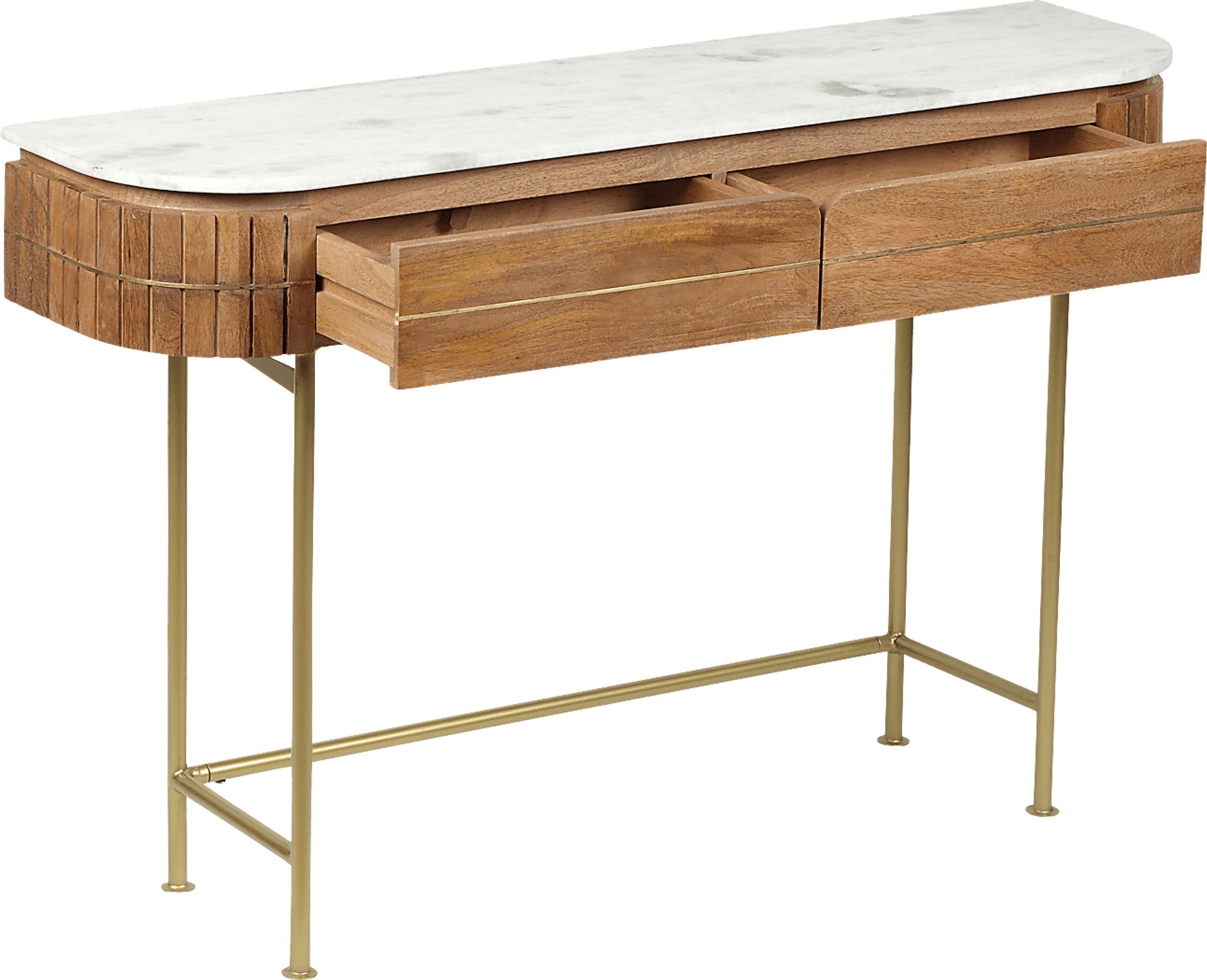 Linbard Brown Sofa Table - Image 6