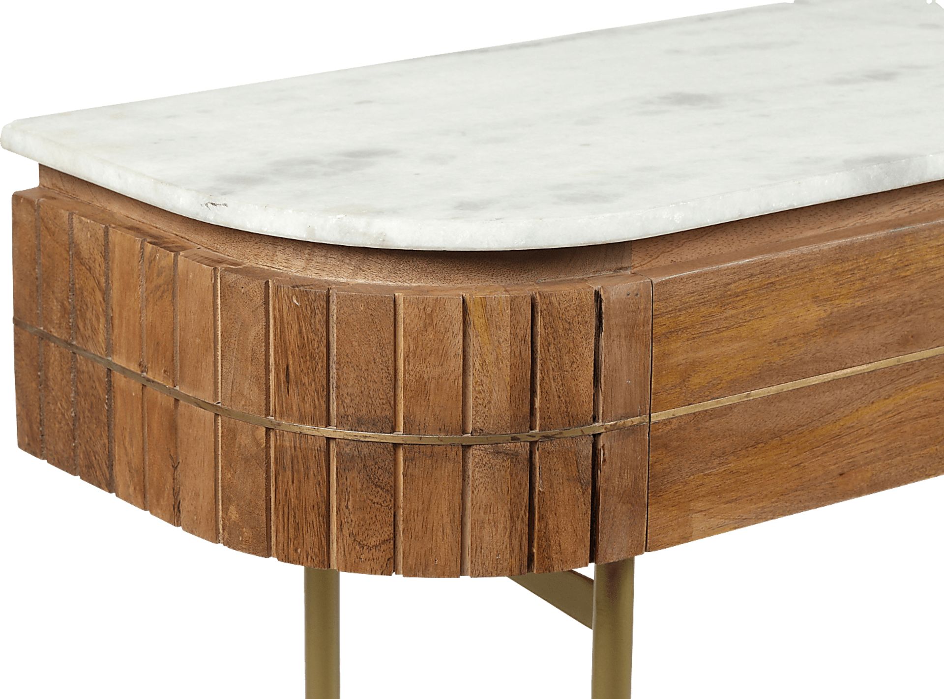 Linbard Brown Sofa Table - Image 9