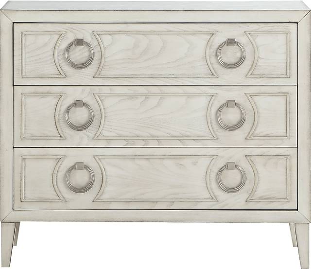Linberry White Accent Cabinet - Thumbnail - Image 2