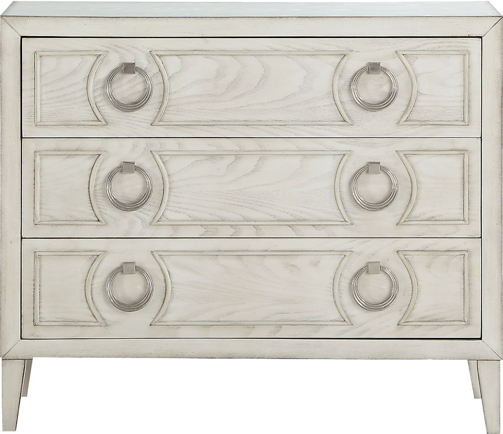 Linberry White Accent Cabinet - Image 2
