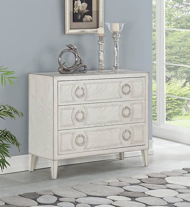 Linberry White Accent Cabinet - Thumbnail - Image 4