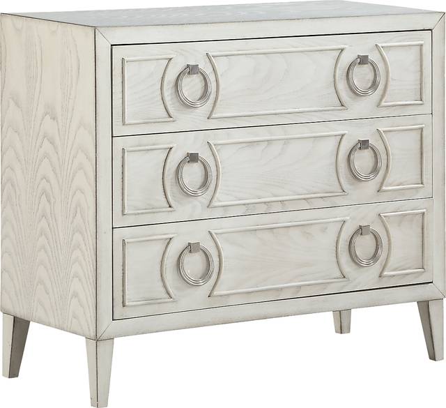 Linberry White Accent Cabinet - Thumbnail - Image 1