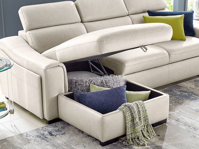 Linbrook Gray 2 Pc Sleeper Sectional - Thumbnail - Image 4