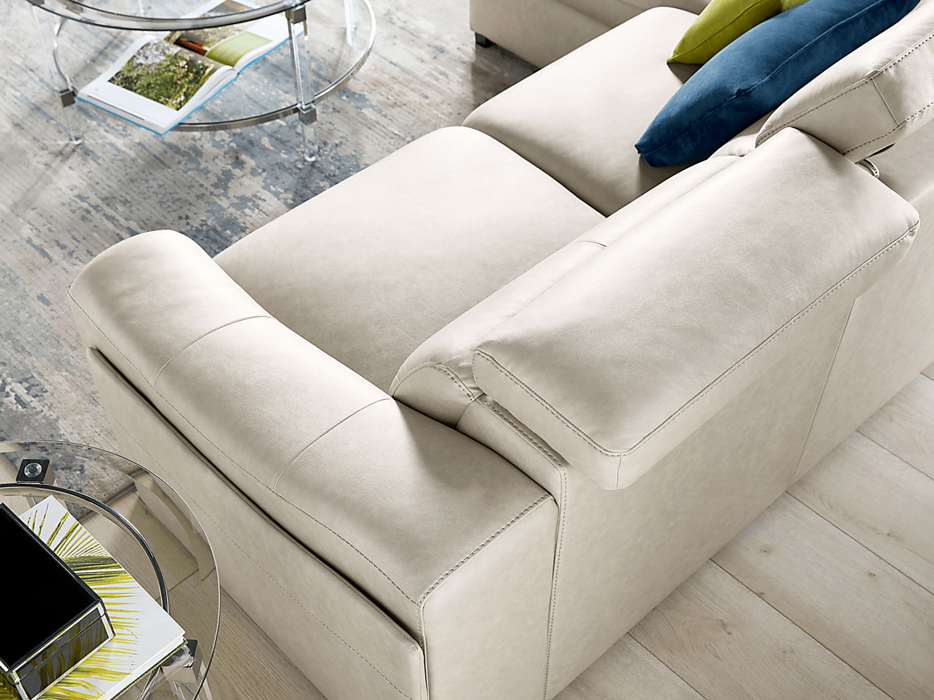 Linbrook Gray 2 Pc Sleeper Sectional - Image 7