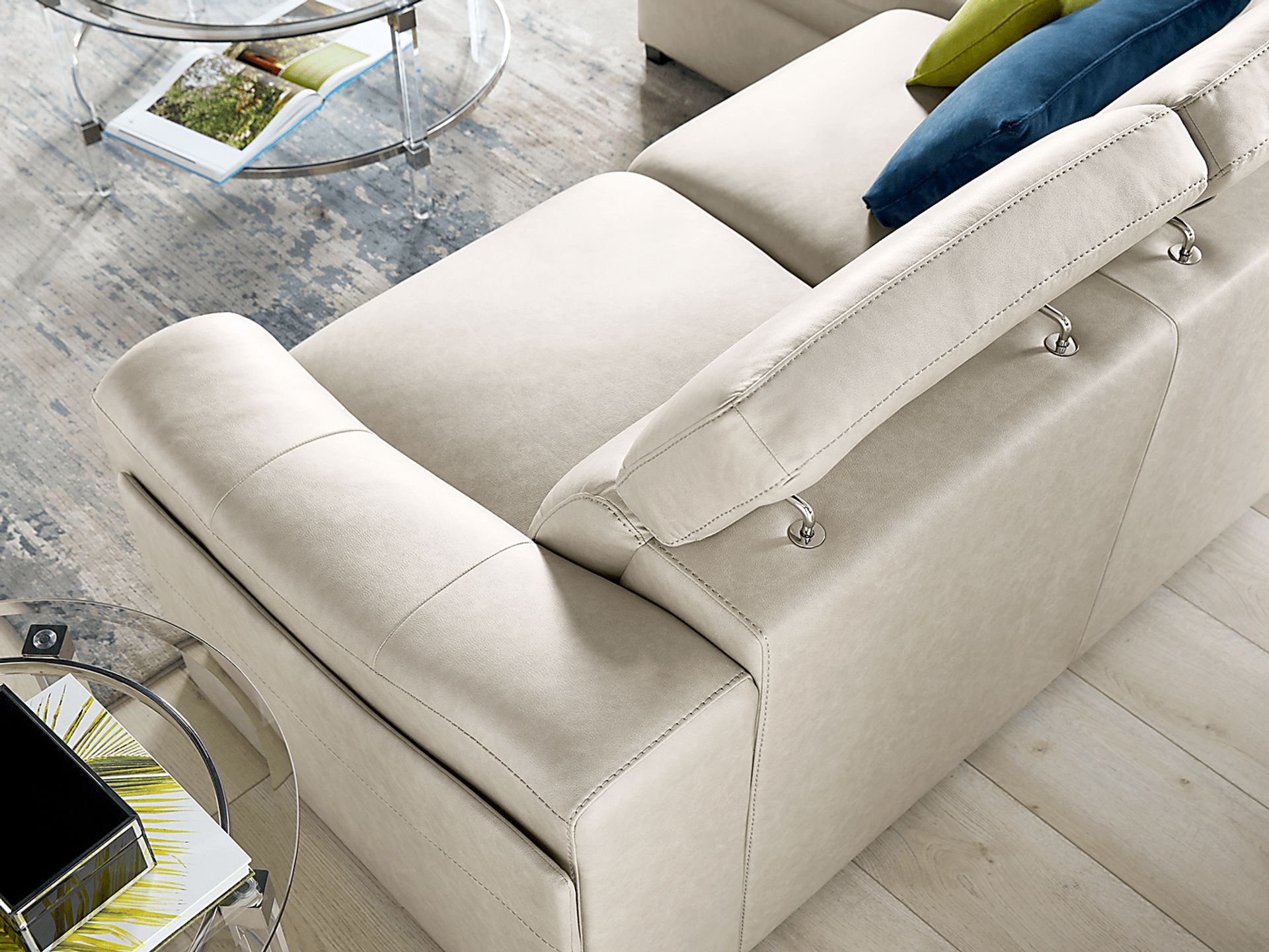 Linbrook Gray 2 Pc Sleeper Sectional - Image 8