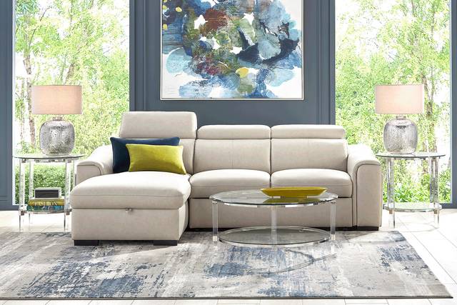 Linbrook Gray 2 Pc Sleeper Sectional - Thumbnail - Image 2