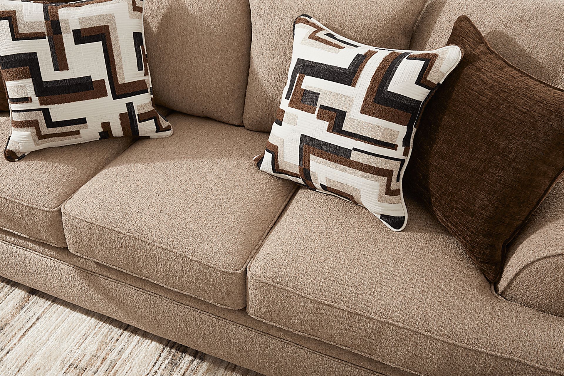 Lincoln Park Latte Sleeper Sofa - Image 3