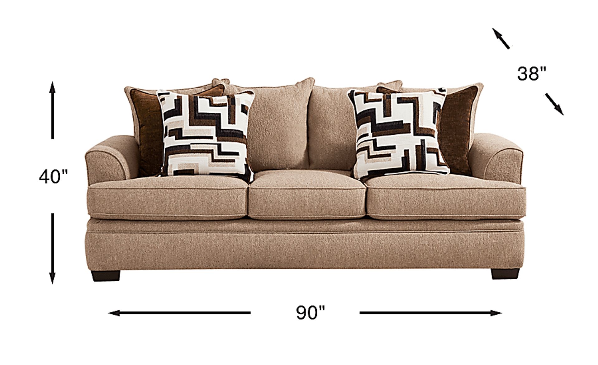 Dimension Image. Please refer to the Dimension Tab on this page for dimension details.