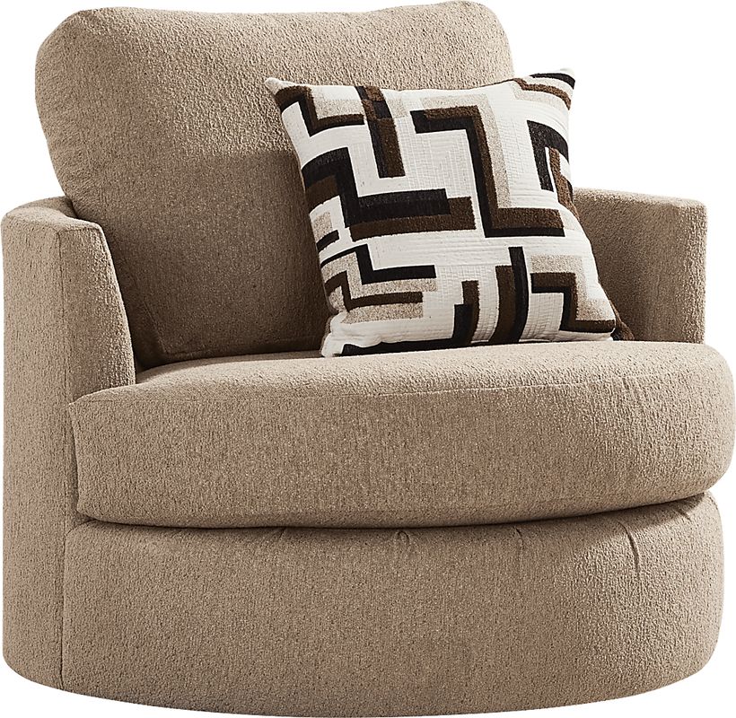 Lincoln Park Latte Swivel Chair