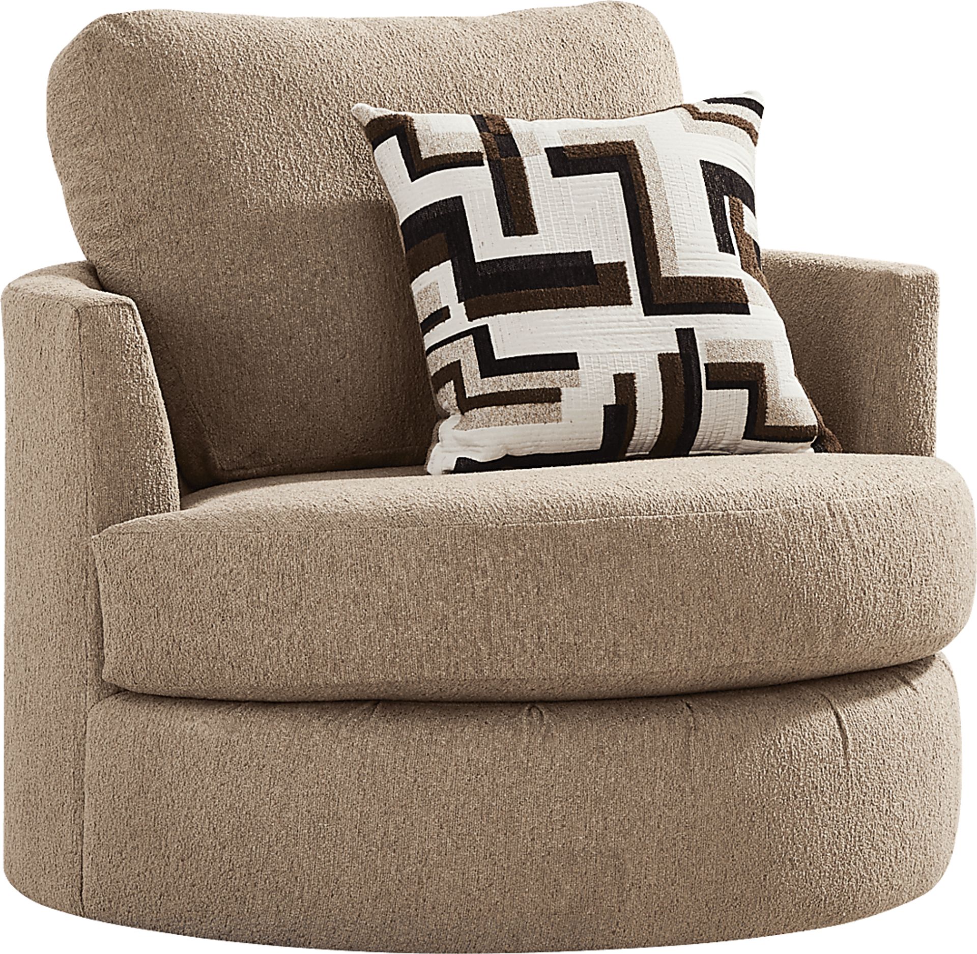 Lincoln Park Latte Swivel Chair - Image 1