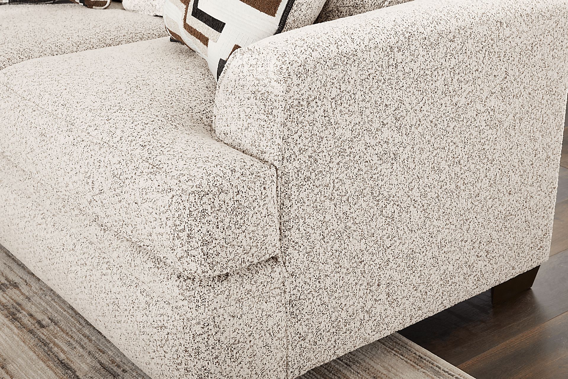 Lincoln Park Off-White Gel Foam Sleeper Sofa - Image 3