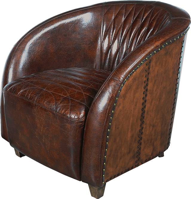 Lincolonshire Brown Accent Chair - Thumbnail - Image 3