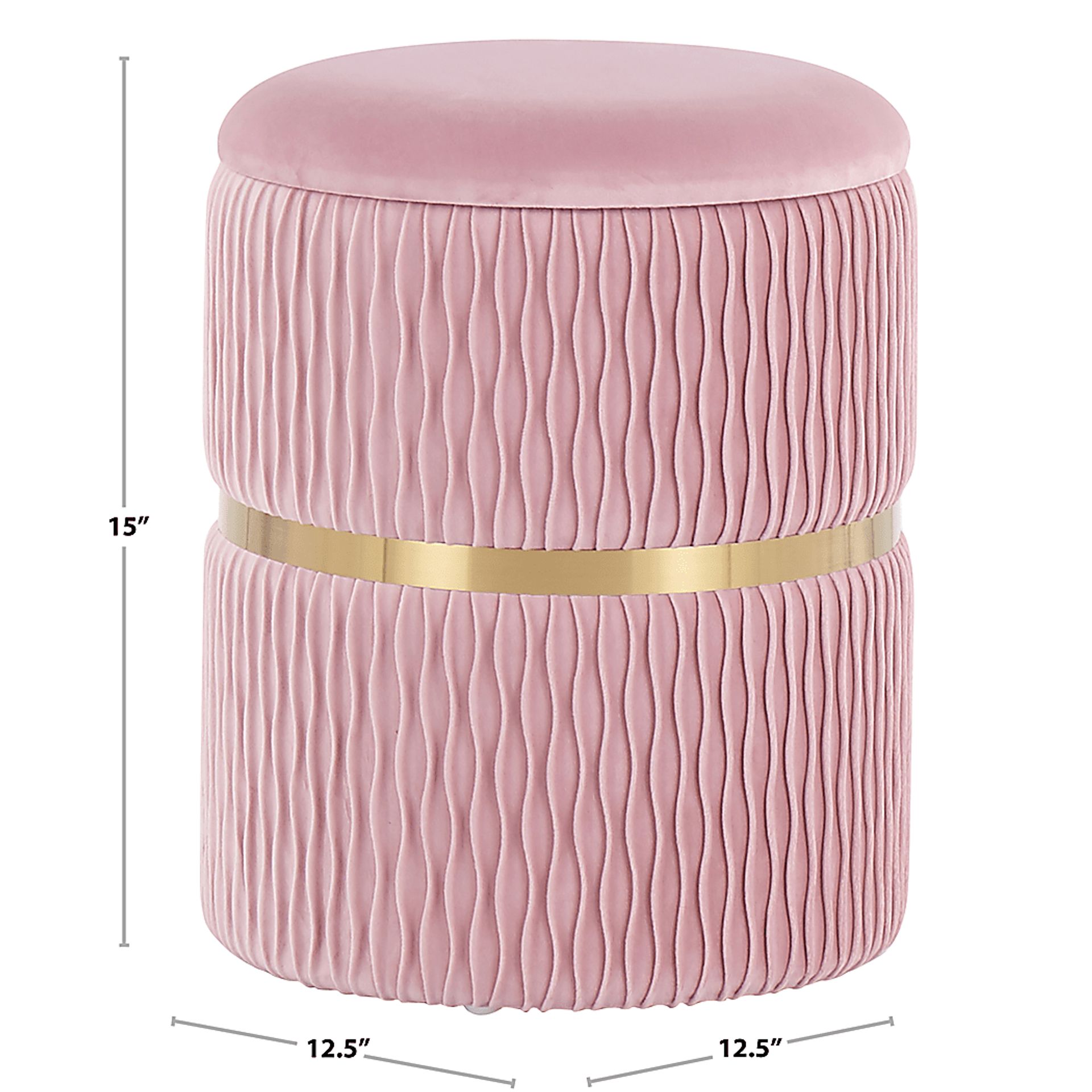 Lincoya Orange Ottoman, Set of 2 - Image 9