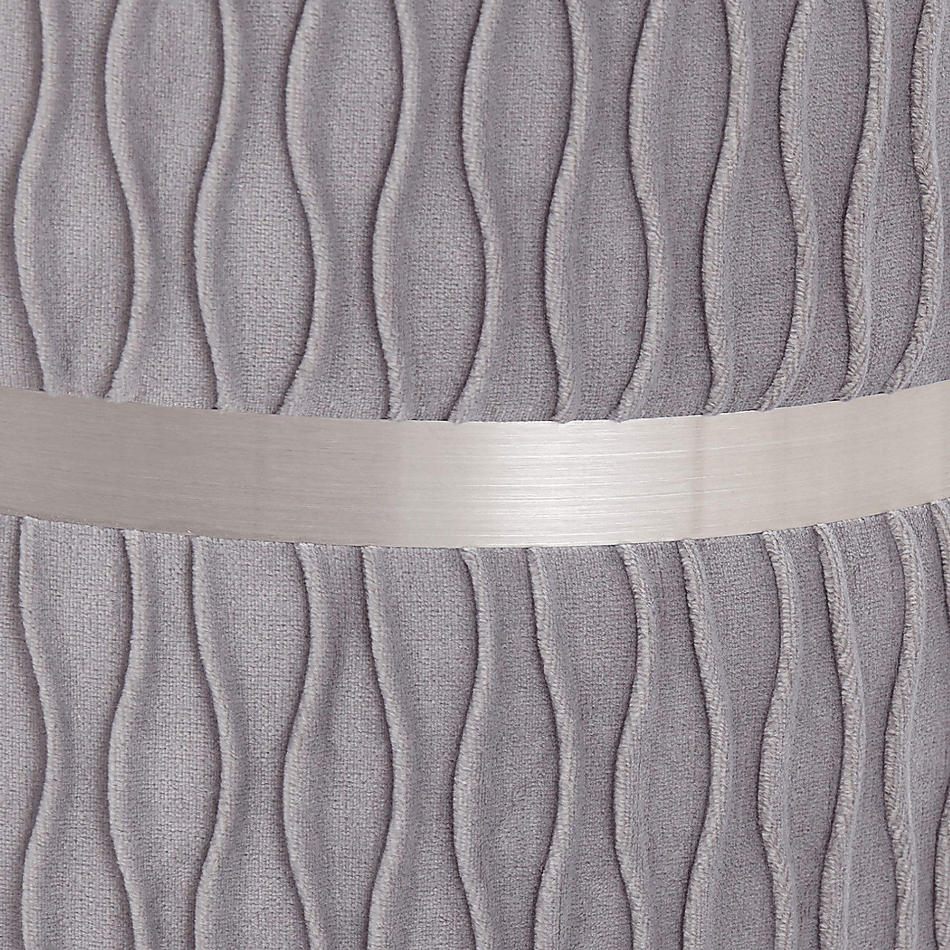 Lincoya Silver Ottoman, Set of 2 - Image 3