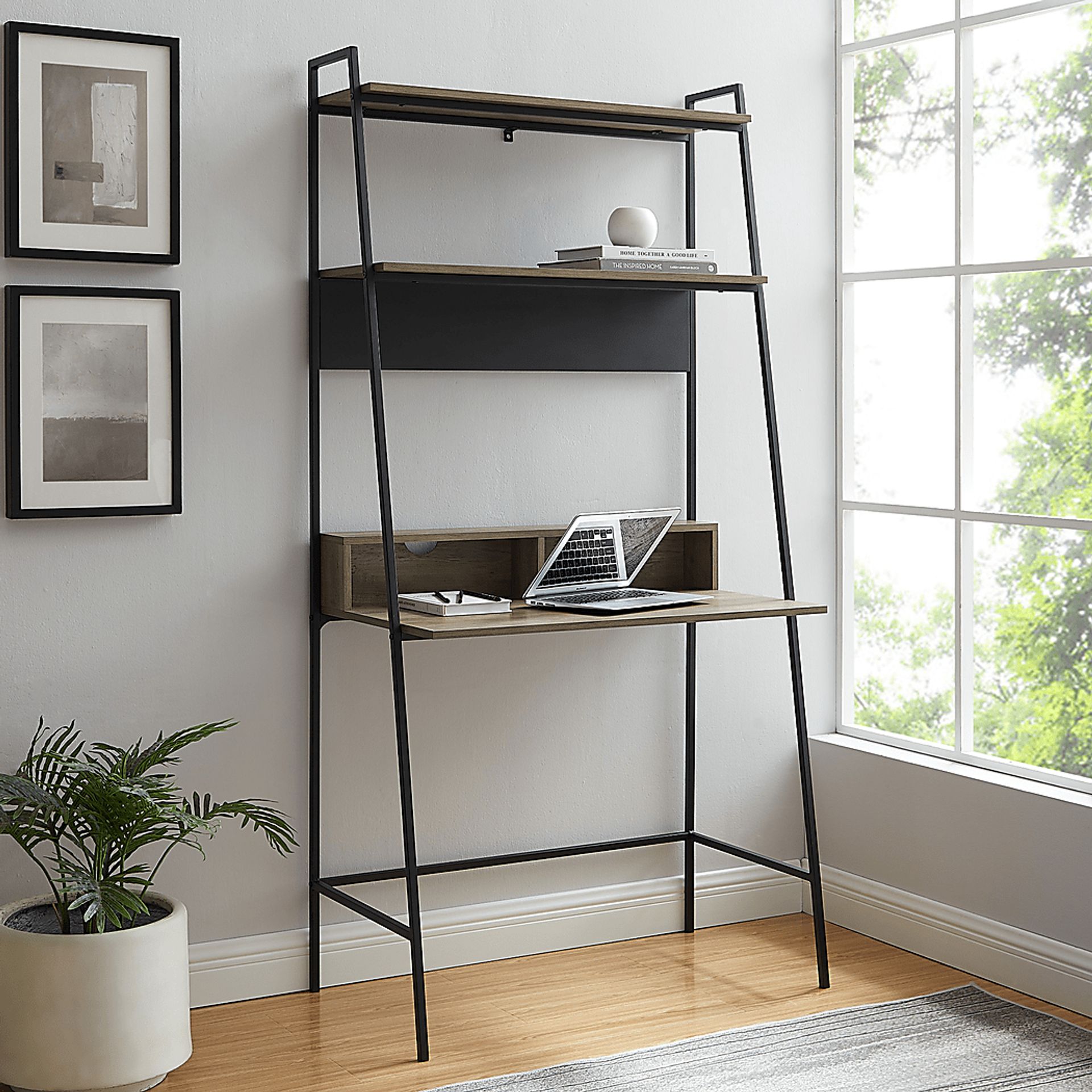 Lindacrest Gray Desk - Image 7