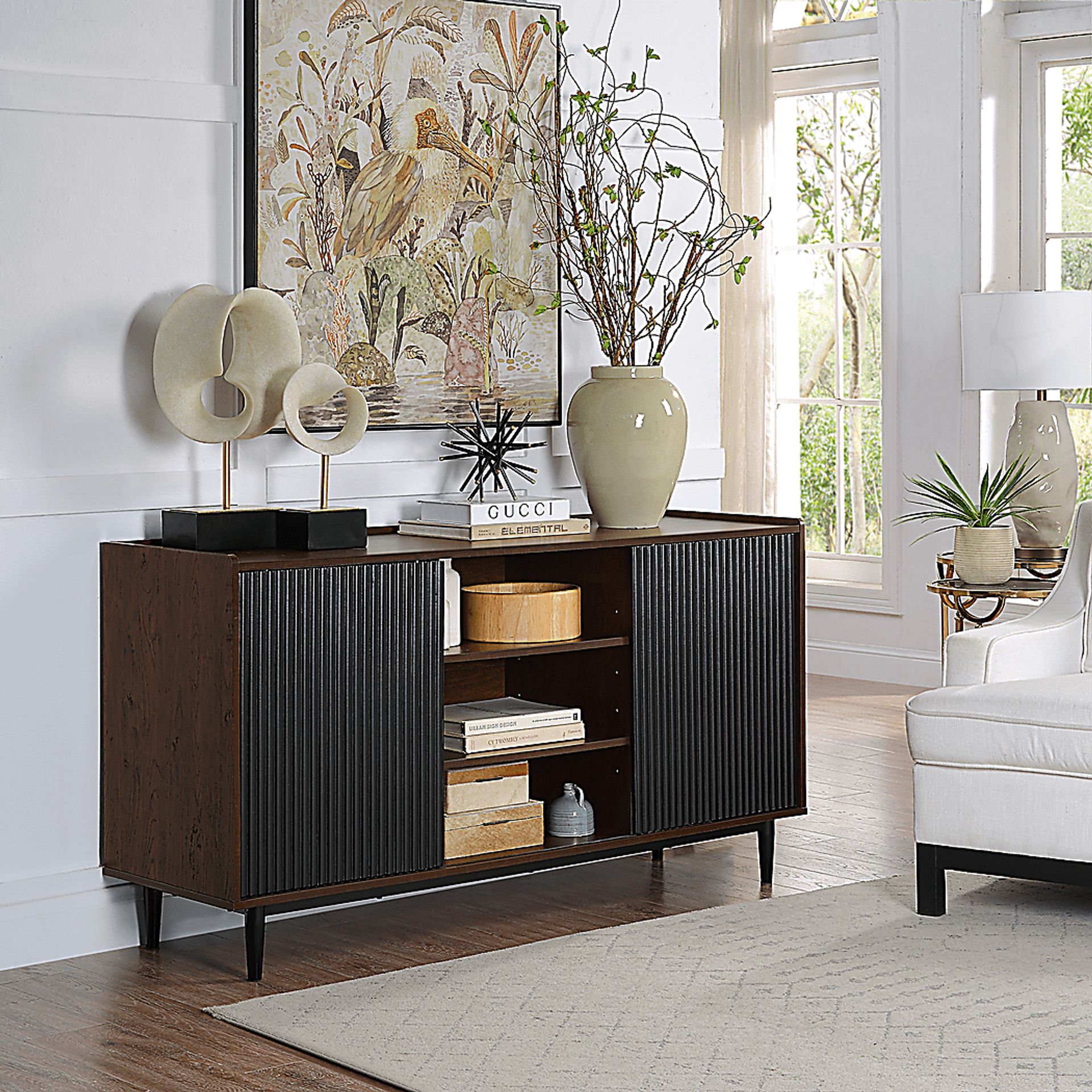 Lindall Black Sideboard - Image 2
