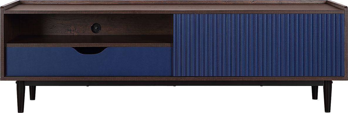 Lindall Navy 59.5 in. Console
