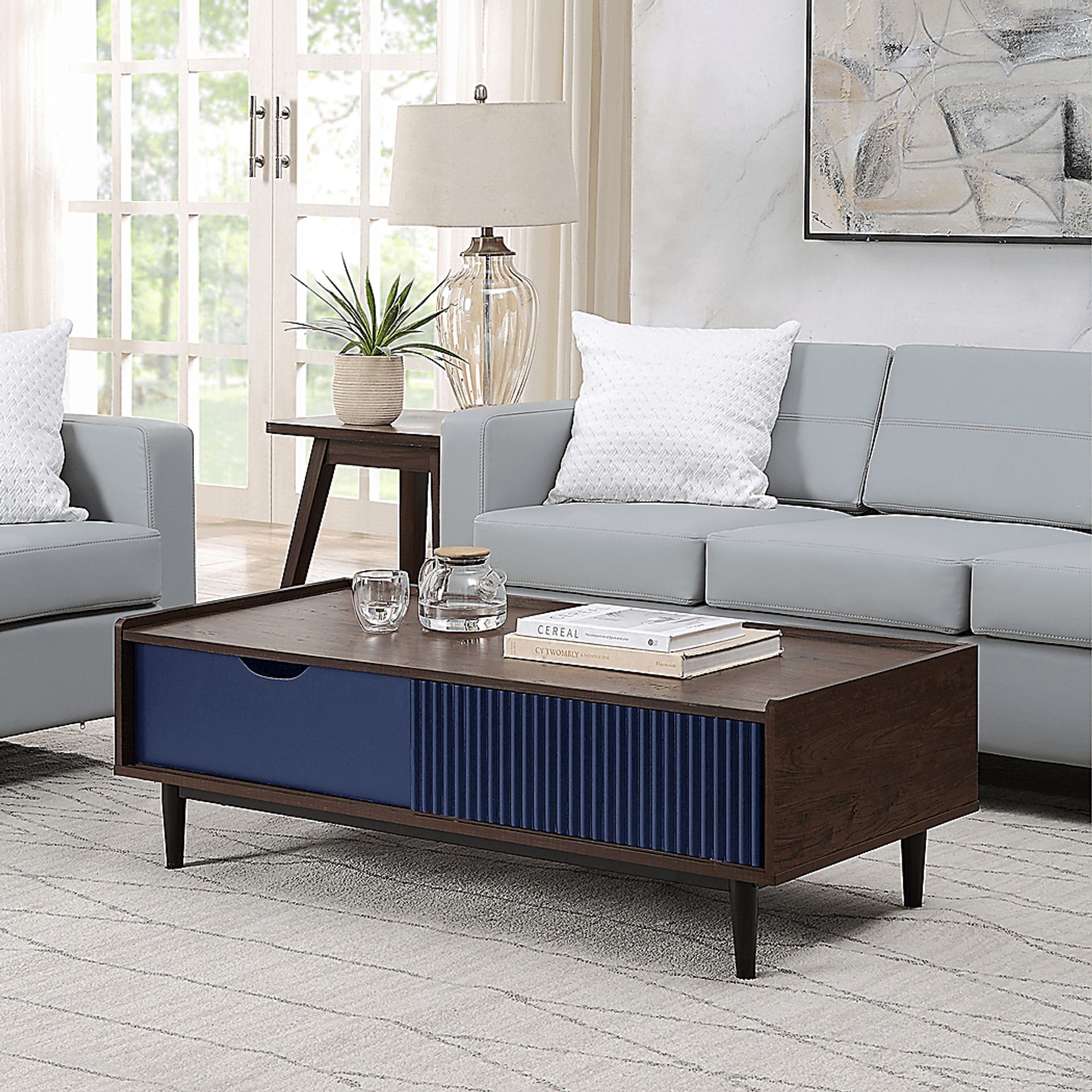 Lindall Navy Cocktail Table - Image 2