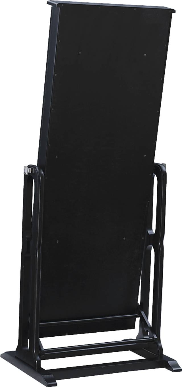 Lindelaan Black Cheval Jewelry Armoire - Thumbnail - Image 6