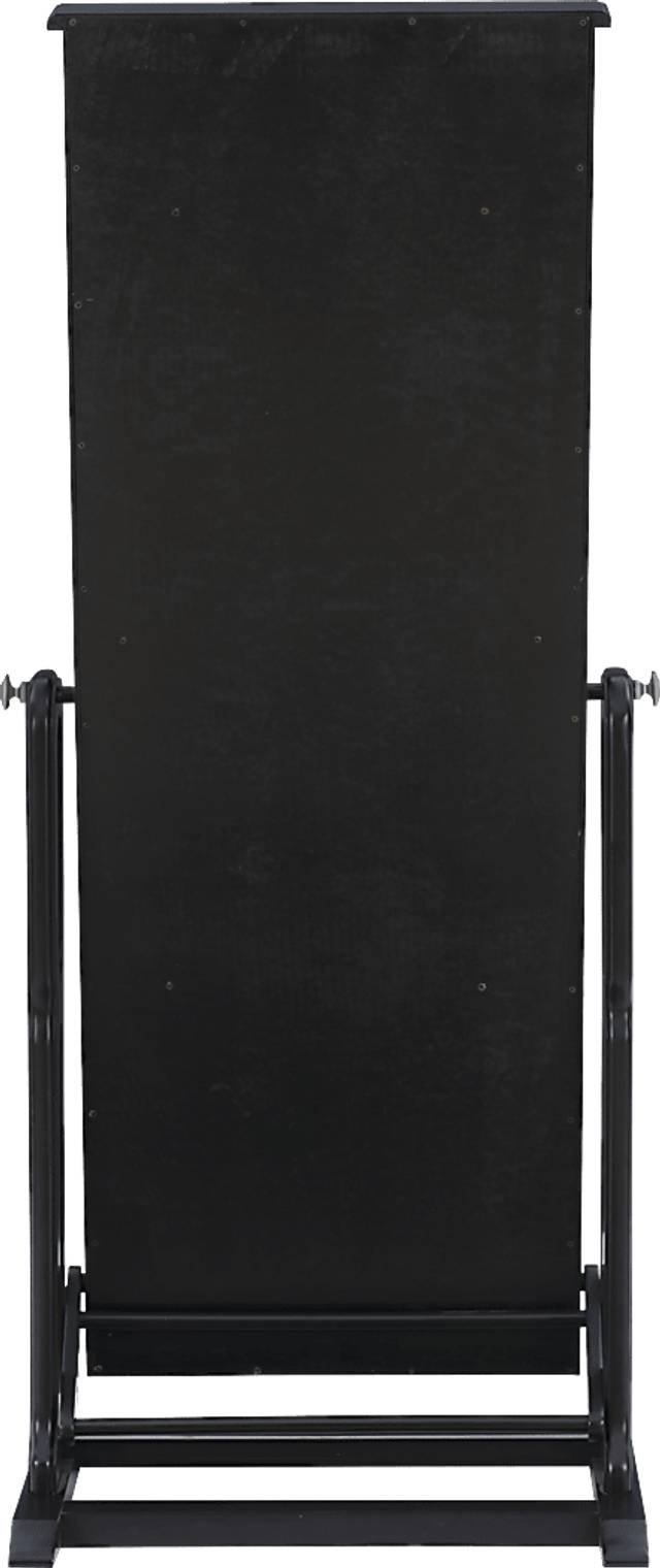 Lindelaan Black Cheval Jewelry Armoire - Thumbnail - Image 7