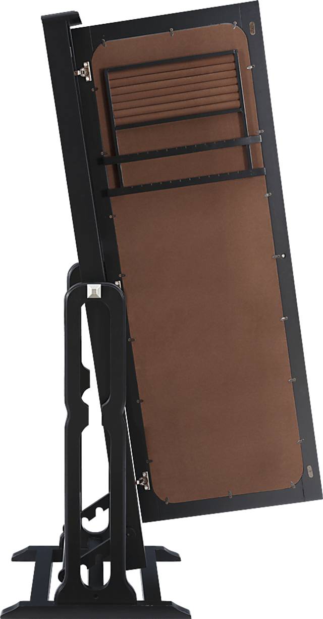 Lindelaan Black Cheval Jewelry Armoire - Thumbnail - Image 9