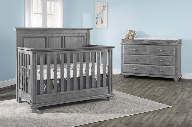 Lindenbrook Gray Convertible Crib - Thumbnail - Image 6