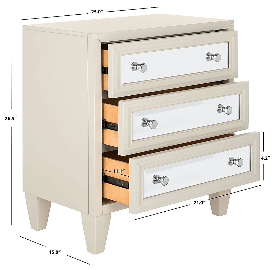 Lindendale White Accent Cabinet - Thumbnail 2