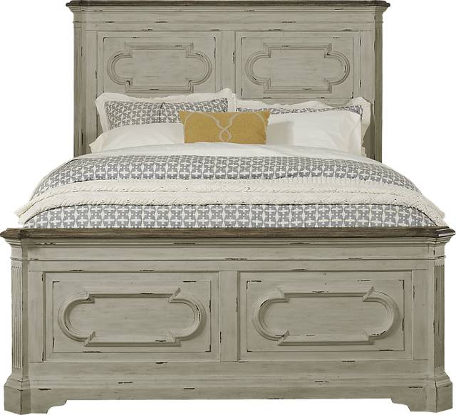 Lindenwood Gray 3 Pc King Panel Bed - Thumbnail - Image 1