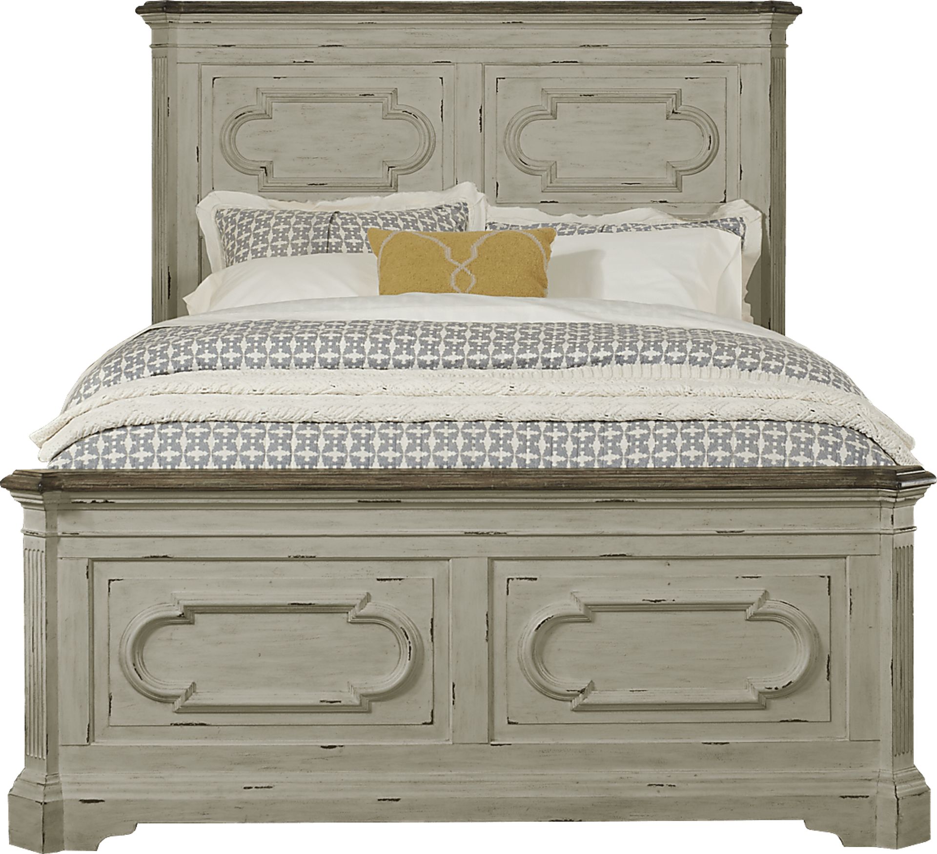 Lindenwood Gray 3 Pc King Panel Bed - Image 1