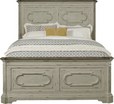 3 pc queen panel bed