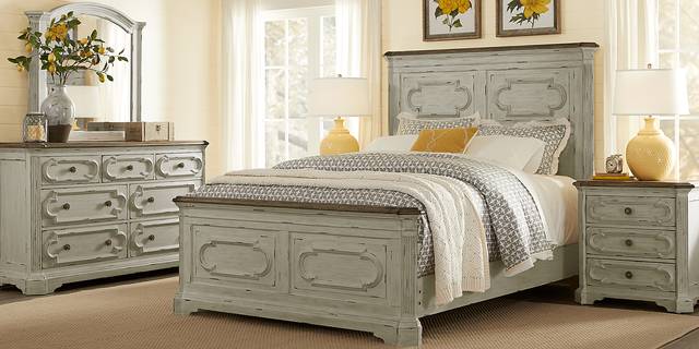 Lindenwood Gray 3 Pc King Panel Bed - Thumbnail - Image 2