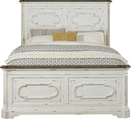3 pc queen panel bed