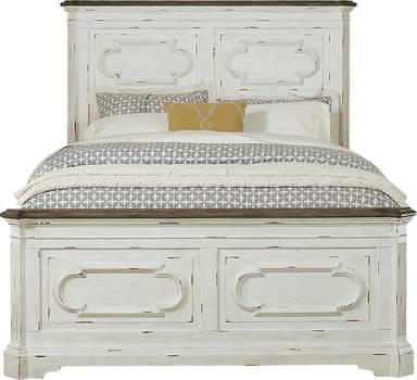 3 pc queen panel bed
