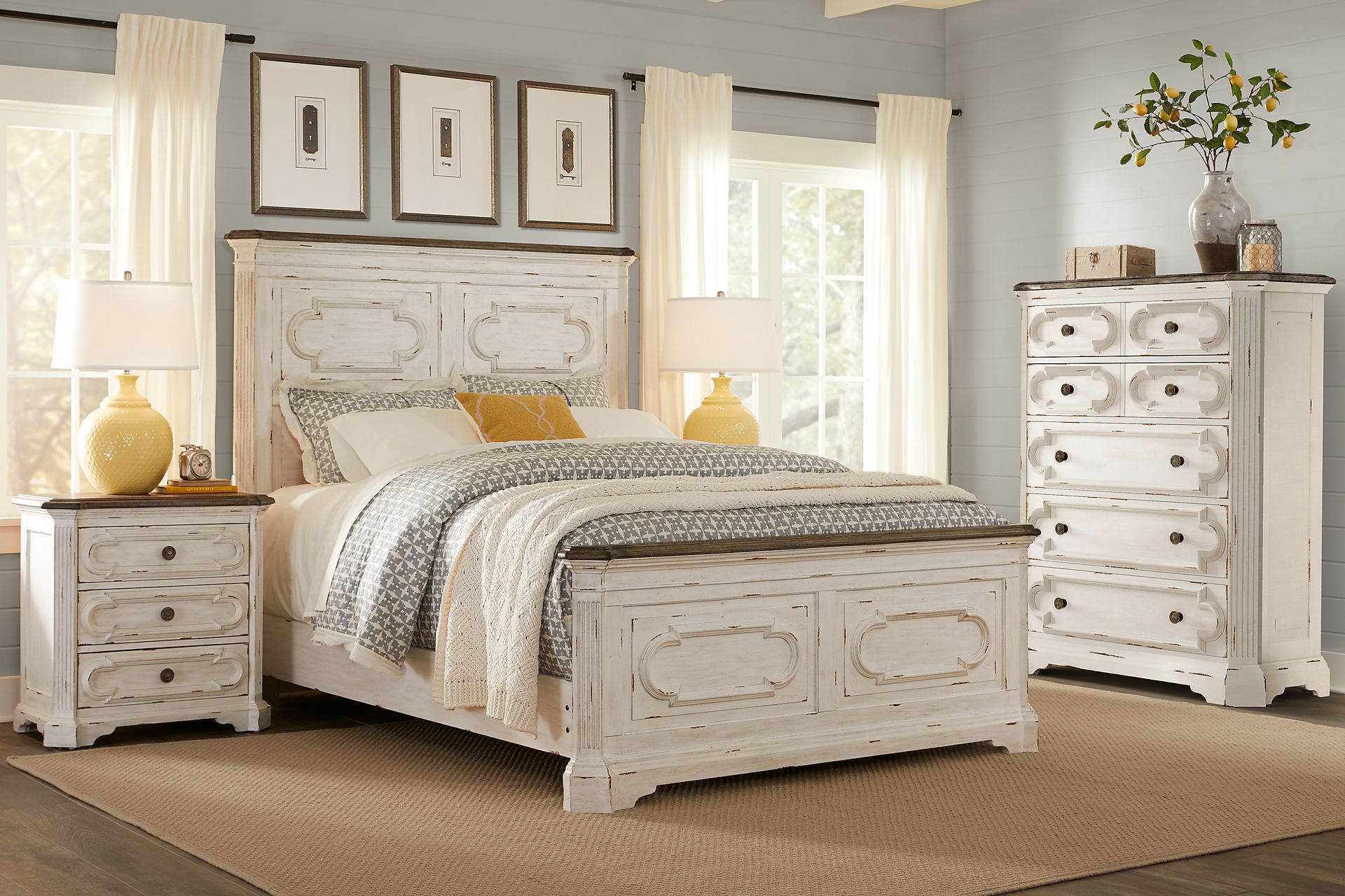 Lindenwood White Nightstand - Image 2