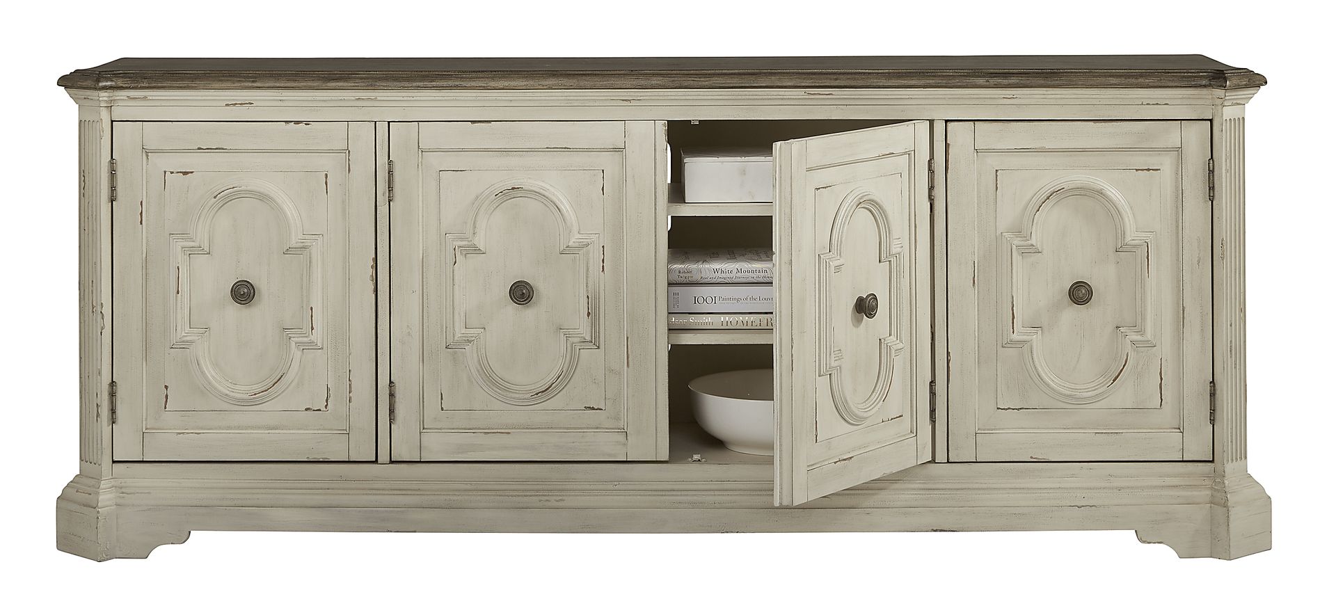 Lindenwood White 84 in. Console - Image 2
